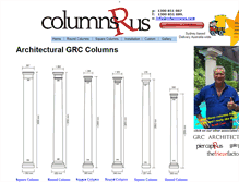 Tablet Screenshot of columnsrus.com